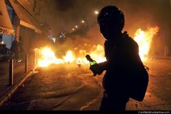 Fire biker